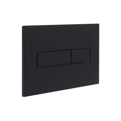 Клавіша змиву Qtap Standard 152x236x28 мм, Matt Black, лінійна QTSTD164BLM49473 — Photo 2