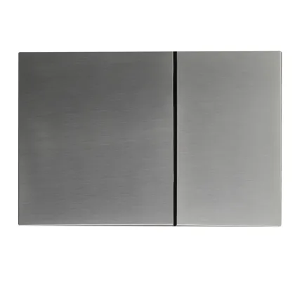 Панель змиву Koer KT-0610-07 240x160x32mm пластикова, квадратна (графіт) — Photo 3