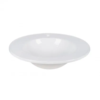 Раковина Qtap Stork 545x545x180 White з донним клапаном QT15116048W — Photo 2