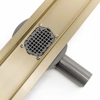 Трап для душу REA PURE NEO 100 PRO GOLD 2в1 золотий * — Photo 2