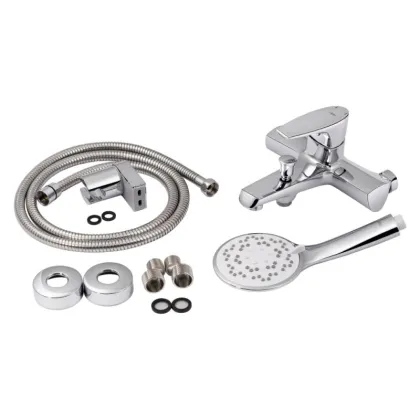 Змішувач для ванни Qtap Optima (з душовим гарнітуром) QTOPTCRM006 Chrome — Photo 8