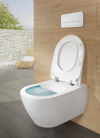 SUBWAY 2.0 унiтаз пiдвiсний, з верт. змивом DirectFlush, з сид. Slimseat з функц. QuickRelease та SoftClosing — Photo 2