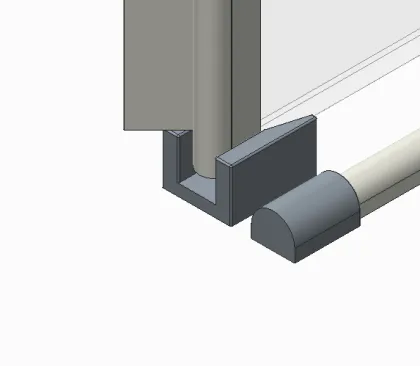 Двері в нішу Koer SR SD01-120x200-TR-12 прозоре скло Easy Clean 8мм, матове золото (KR5377) — Photo 17