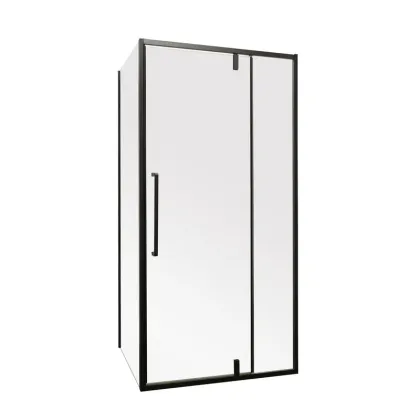 Душова кабіна без піддону Mixxus Premium BEVEL SC01-120x80x195-TR Black прозоре скло 6мм (MI6872)