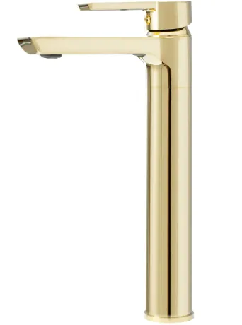 Змішувач для раковини (умивальника) REA ARGUS GOLD золотий високий — Photo 3