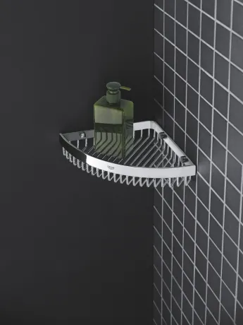 Велика кутова поличка-решітка Grohe Selection Cube (40809000) — Photo 2