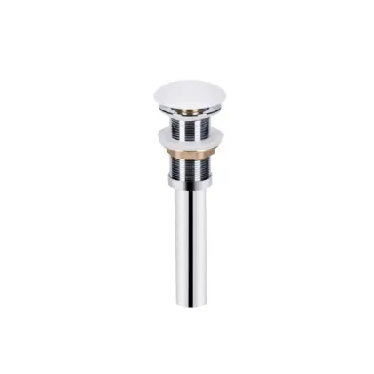 Комплект Qtap Dove: Раковина накладна овальна 680х420х120 мм White + Донний клапан PU02 — Photo 5