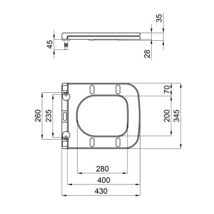 Сидіння для унітазу Qtap (Aries) з мікроліфтом Slim QT99HXU15W — Photo 1