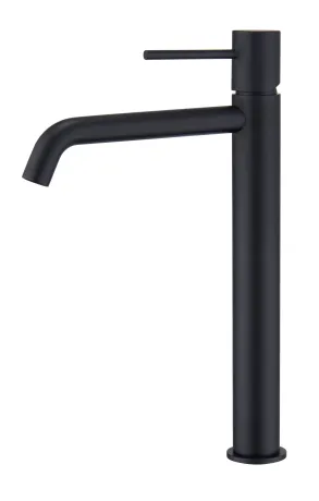 IMEX MONZA MATT BLACK Змішувач для умивальника високий, чорний матовий