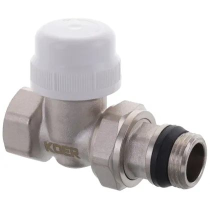 Кран термостатичний прямий 1/2" Koer KR.923-GI (KR2684) — Photo 2