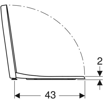 Сидіння для унітазу Geberit iCon 574130000 — Photo 3