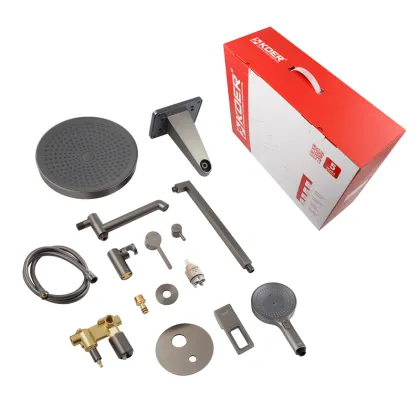 Душова система вбудована KOER KB-66029-07, 3 функції (Колір графіт) (KR5954) — Photo 4