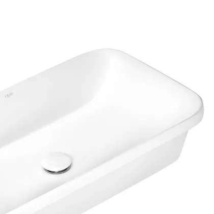 Раковина Qtap Scorpio 610х380х150 White з донним клапаном QT1411K491W — Photo 4