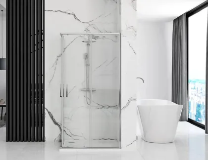 Душова кабіна REA PUNTO 80х80 CHROME — Photo 3