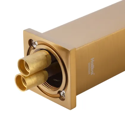 Змішувач для умивальника Haiba GAUDI 001 (HIGH) BRUSHED GOLD (HB9597) — Photo 1