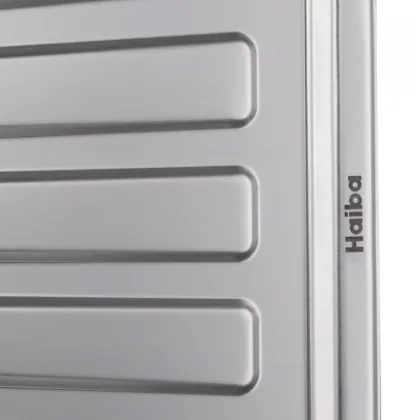 Мийка кухонна HAIBA 74x48 (satin) (HB0561) — Photo 1
