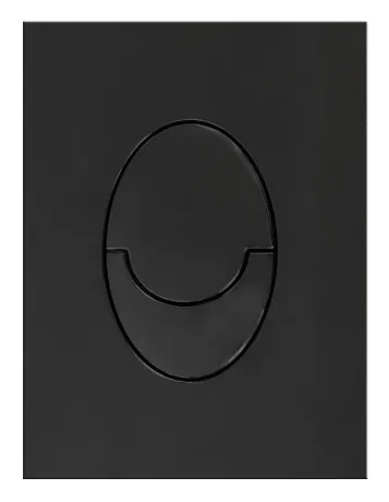 Панель змиву пластикова Koer KT-0606-05 157x198x3mm, кнопка закруглена (KR5343) — Photo 3