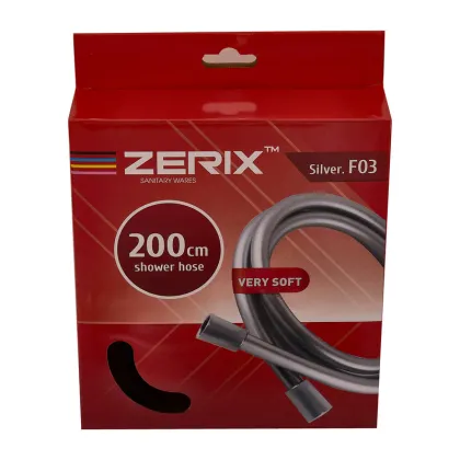 Шланг Zerix Silver.F03 - 200см Упаковка коробка (ZX5686) — Photo 1
