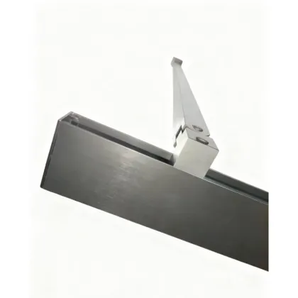 Шторки скляні на ванну розсувні Koer SR BS06-120x150-TR-07 прозоре скло Easy Clean 6мм, графіт (KR5947) — Photo 11