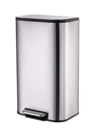 Відро для сміття з плавним закриттям прямокутне Mixxus Cubic-TC0112 SS Color 12л колір нержавійка (MI7089) — Photo 7
