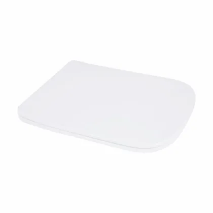 Сидіння для унітаза підлогового (Stenava) 435×345×30 мм, White, з мікроліфтом, Slim Duroplast, Quick Release QT99SC8303W Qtap