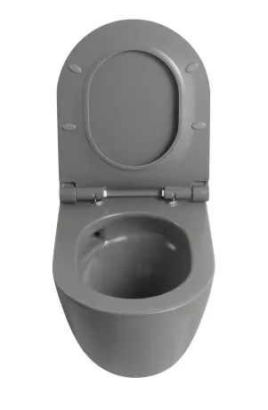 Унітаз підвісний Mixxus Premium ELLIPSE-0308-T3 GRAY 490x360x360mm система змиву TORNADO 3.0 (MP6654) — Photo 2
