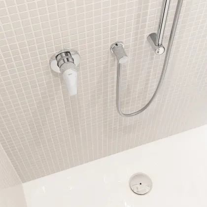Одноважільний змішувач для душу Grohe BauEdge New (29040001) — Photo 1