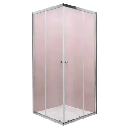 Душова кабіна без піддону MIXXUS CUBIC SC01-90x90x185-TR CHROME прозоре скло 4мм NEW (MI8366)
