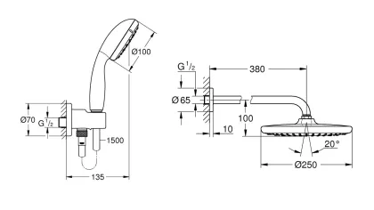 Душова система Grohe Grohtherm SmartControl (26416SC3) — Photo 4