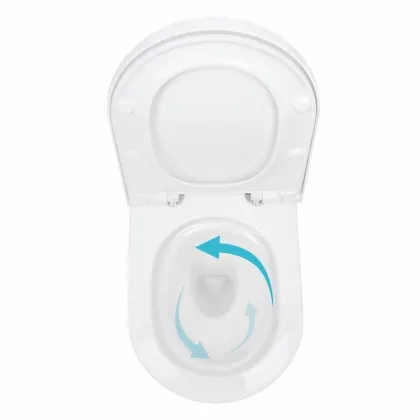 Унітаз підвісний Qtap Robin ML Ultra Quiet 520x365x365 мм, з сидінням Soft-close MagLock, White QTROBML26W49623 — Photo 5