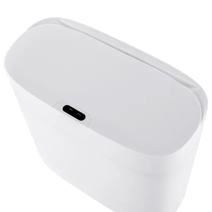 Відро для сміття сенсорне прямокутне Mixxus Wave-TC0414 White 14 л (колір білий) (MI8405) — Photo 4