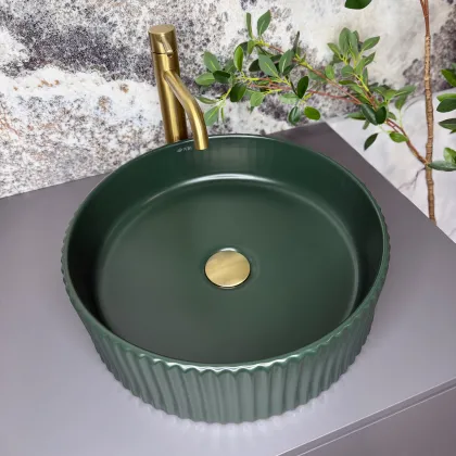 Умивальник (раковина) VBI BRINDISI M EMERALD накладний