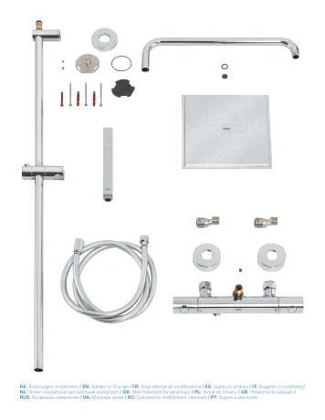 Душова система з термостатом для душа Grohe Euphoria System (26187000) — Photo 1