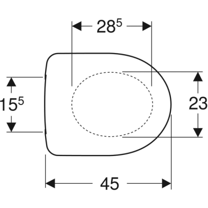 Сидіння для унітазу Geberit Selnova 500.335.01.1 — Photo 1