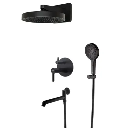 Вбудована душова система Koer KB-66029-05 3 функції Колір чорний (KR5492)