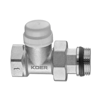 Кран термостатичний "антипротікання" прямий Koer KR.923-Gi - 1" (KR5638) — Photo 1