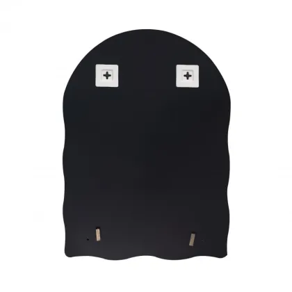 Дзеркало Lidz Anny 600х850х106 настінне з поличкою прямокутне з дугоподібним верхом та фігурними боками LD78AN6085 — Photo 2