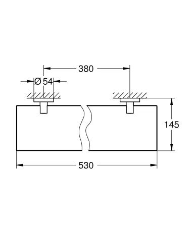 Скляна поличка Grohe Essentials New (40799001) — Photo 1