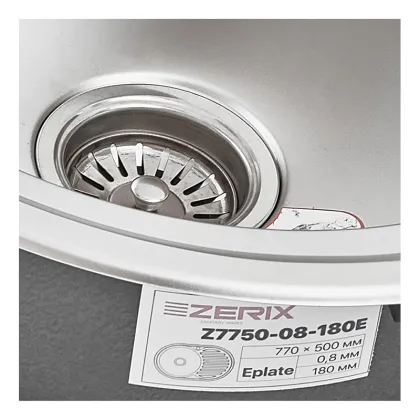 Мийка ZERIX Z7750-08-180E (SATIN) (ZM0596) — Photo 3