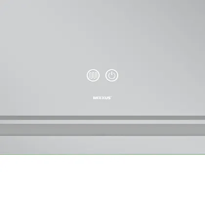 Дзеркало Mixxus Premium QUADRO MR20-100x80 з Led Touch, Anti-fog, димером, регулятором яскравості, лінзою (MP6623) — Photo 5
