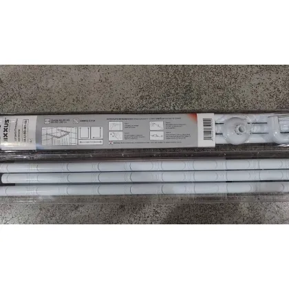 Штанга для шторки П-подібна універсальна Mixxus CRA-U-80x80x80 80x80x80cm, 80x160cm, 240cm (алюміній) (БЛІСТЕР) (AC3592) — Photo 16