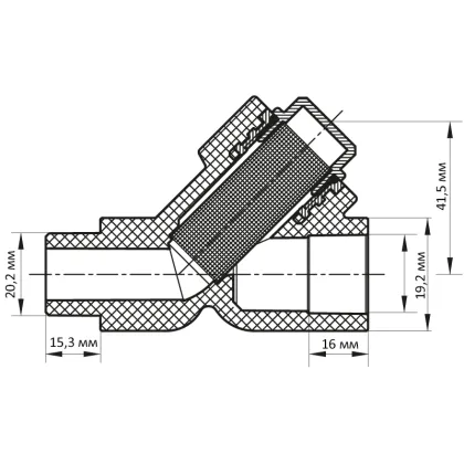 Фільтр грубої очистки 20 PPR Koer K0146.PRO (KP0185) — Photo 1
