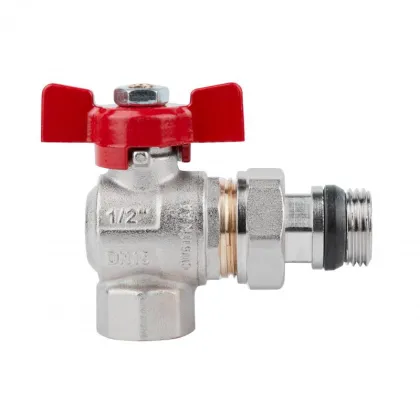 Кран кульовий Icma FAR. ROSSA 1/2" кутовий №362 — Photo 2