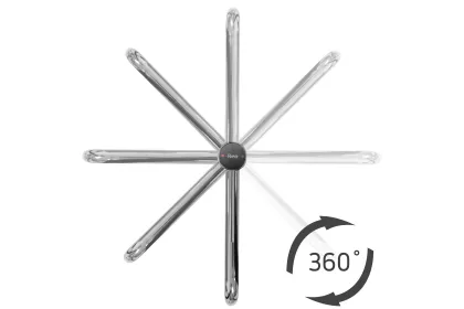 Змішувач для раковини (умивальника) REA LUGANO SLIM CHROME хром високий — Photo 3