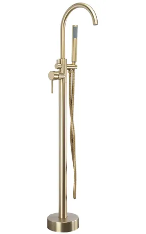 Змішувач для ванни REA LUNGO BRUSHED GOLD підлоговий