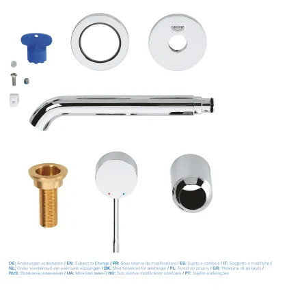 Змішувач для раковини прихованого монтажу Grohe Essence New (19408001) — Photo 1
