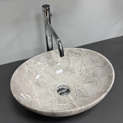 Умивальник (раковина) VBI PARMA STONE GLOSSY накладний — Photo 3