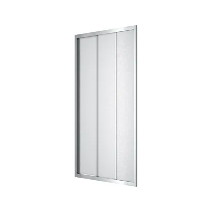 TT90G Душові двері TREND трисекційні 900x1900 мм скло grape