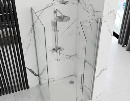 Душова кабіна REA MOLIER 90x90 CHROME — Photo 1