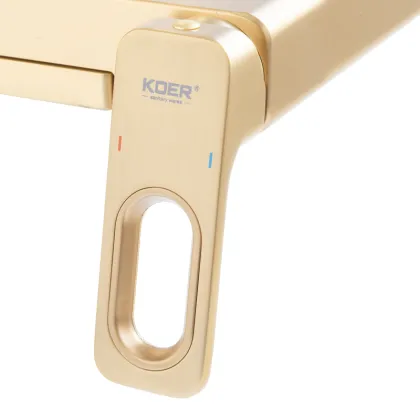 Душова колона зі змішувачем KOER KB-56031-12, 3 функціі (Колір матове золото) (KR5974) — Photo 3